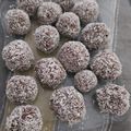 El cooksnap de María Eugenia Delgado cuando hizo Trufas de coco, banana y cacao.