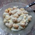 El cooksnap de yoha cuando hizo Ñoquis de calabaza con salsa blanca.