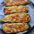 El cooksnap de mpaquien cuando hizo Zucchinis rellenos vegetarianos.