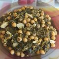 El cooksnap de isilla88555 cuando hizo Potaje de Cuaresma, con garbanzos, espinacas y bacalao.