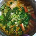 Cooksnap dari Pito untuk resep Steamboat Kuah Tomyam a.k.a sukiyaki/shabu-shabu