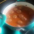 El cooksnap de Liliana Rmz cuando hizo Albóndigas de carne molida.