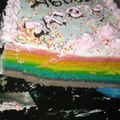 Cooksnap dari ummu bilal untuk resep RAINBOW CAKE ekonomis