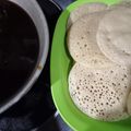 Cooksnap dari Dewi Aysa Octavia untuk resep Serabi kuah santan Gula merah.. praktis