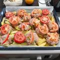 Cooksnap από Kwnstantina-Eleni Dinela Tsourapa στη συνταγή Αφράτα μπιφτέκια καλοκαιρινά με πατάτες φούρνου