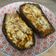 El cooksnap de Ire González cuando hizo Berenjena rellena de atún en freidora de aire.