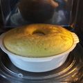 El cooksnap de Bárbara Prunell cuando hizo Bizcochuelo en microondas.