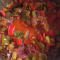 El cooksnap de Jony Perez Muto cuando hizo Pisto con calabacín y berenjena.