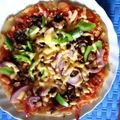 Wanjiru Waiharo's cooksnap of when they made Beef pizza # baking contest.