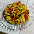 El cooksnap de Adrian Rojas cuando hizo Macarrones salteados con verduras y curry.