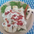 El cooksnap de Lily arzola cuando hizo Burritos Vegetarianos.