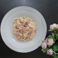 Cooksnap dari Triani Putri Jati untuk resep Spaghetti Carbonara Smoked Beef