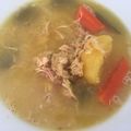 El cooksnap de Irene-Guirao cuando hizo Sopa de verduras con quinoa.