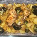 El cooksnap de Las cosas de Jenni 👩🏽‍🍳 cuando hizo Muslo de pollo con patata y brócoli.