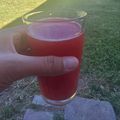 El cooksnap de Maka Werro cuando hizo Licuado de Frutilla (con agua).