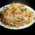 Sanjhbati Sen.'s cooksnap of when they made নিরামিষ চাউ (Niramish chow recipe in bengali).