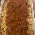 El cooksnap de Pilar cuando hizo Salsa para tuco en olla a presión.