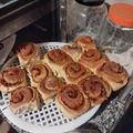 El cooksnap de Louise Rios cuando hizo Roll de canela.
