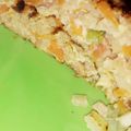 El cooksnap de Marce cuando hizo Tortilla de zapallitos y soja texturizada.