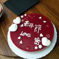 池欣穎 的 覆盆子慕斯蛋糕(免烤) cooksnap