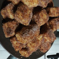 El cooksnap de Libélula Vegetariana cuando hizo Leche frita con un toque de naranja 🍊.