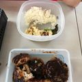 El cooksnap de Pedro Charles cuando hizo Tofu-Hamburg Japonés.