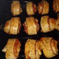 El cooksnap de Grisel. cuando hizo Rollitos de jamón y queso.
