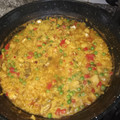 El cooksnap de José Miguel Lozano cuando hizo Arroz con bacalao.
