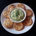 Mamta Shahu का कुकस्नैप जब उन्होंने काबुली चना डीप - पापड़ी के साथ (Kabuli chana dip - papadi ke saath recipe in hindi) बनाया था।