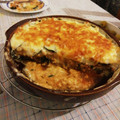 El cooksnap de mariajosemaria100 cuando hizo Musaka de berenjena y calabacín.