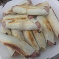 El cooksnap de Noelia cuando hizo Salchichas envueltas.