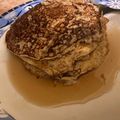 El cooksnap de Maria Adames cuando hizo Pancake de avena integral.