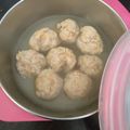 Cooksnap dari Amelia Amko untuk resep Baso Ayam Keju Homemade