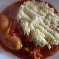 El cooksnap de Rocio Albano cuando hizo Chorizos al vino blanco.