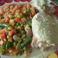 El cooksnap de Guadalupe Avalos cuando hizo Pechuga rellena en crema de chile poblano.