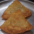 Adarsha Mangave 's cooksnap of when they made Samosa.