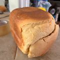 El cooksnap de Melissa López Soto cuando hizo Pan de queso crema (Máquina panificadora).
