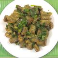Cooksnap của Bích Hòa khi họ làm theo món Cà tím nướng trộn với hành phi vàng, Canh mướp nấu tôm