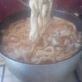 El cooksnap de Javier Calderon cuando hizo Fideos al huevo (De verdad).