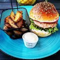 Christina Hoos's cooksnap of when they made Garnelenburger mit Limetten Chili Mayonnaise.