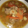 El cooksnap de Mudito Cocinero cuando hizo Costillas de cerdo con patatas y azafrán.