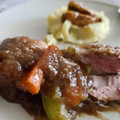 El cooksnap de Patrii De la Puente cuando hizo Solomillo de cerdo relleno de verduritas con salsa de higos.