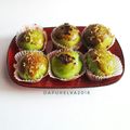 Cooksnap dari Dapur ELVA untuk resep Eggless Pandan Cup Bread