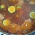 El cooksnap de Vero OC cuando hizo Caldo de pescado.