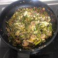 El cooksnap de Miguel Carrillo Peña cuando hizo Revuelto de espárragos.
