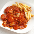 El cooksnap de MaryGlory cuando hizo Albóndigas en salsa de tomate 🍅 y champiñones 🍄.