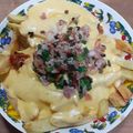 El cooksnap de Alejo Montenegro cuando hizo Papas fritas con cheddar y bacon.