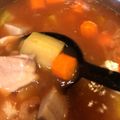 El cooksnap de Mireya Chavez cuando hizo Caldo de pescado.