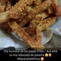 El cooksnap de Cecii Bratz ♥ cuando hizo Papas Fritas🍟 Rebozadas con Polenta 🥳😀😎.