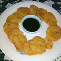 Surhaan Tahir Wafai's cooksnap of when they made Aloo k Pakorey.